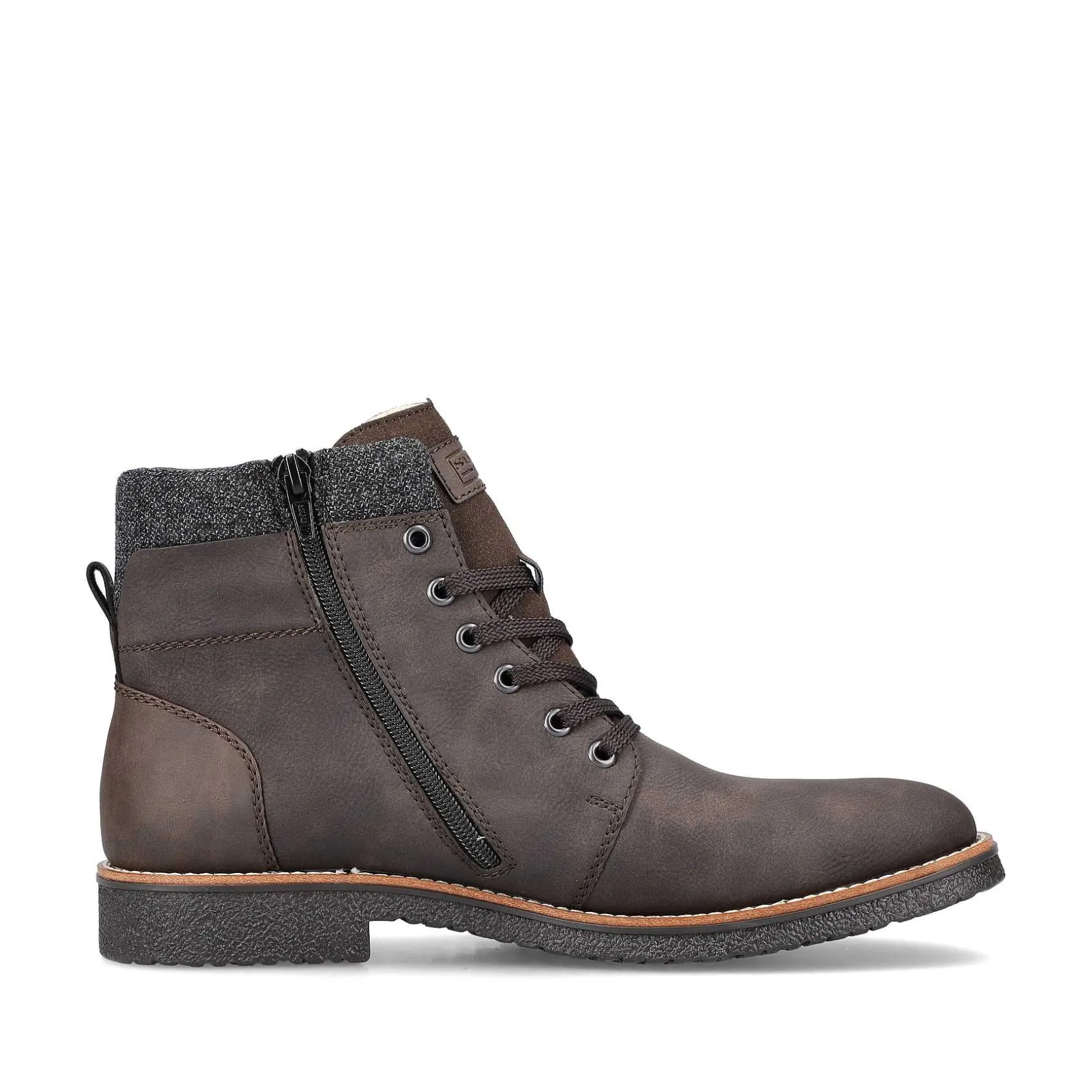Rieker Boots-Men'S Corded Boots, Nut Brown