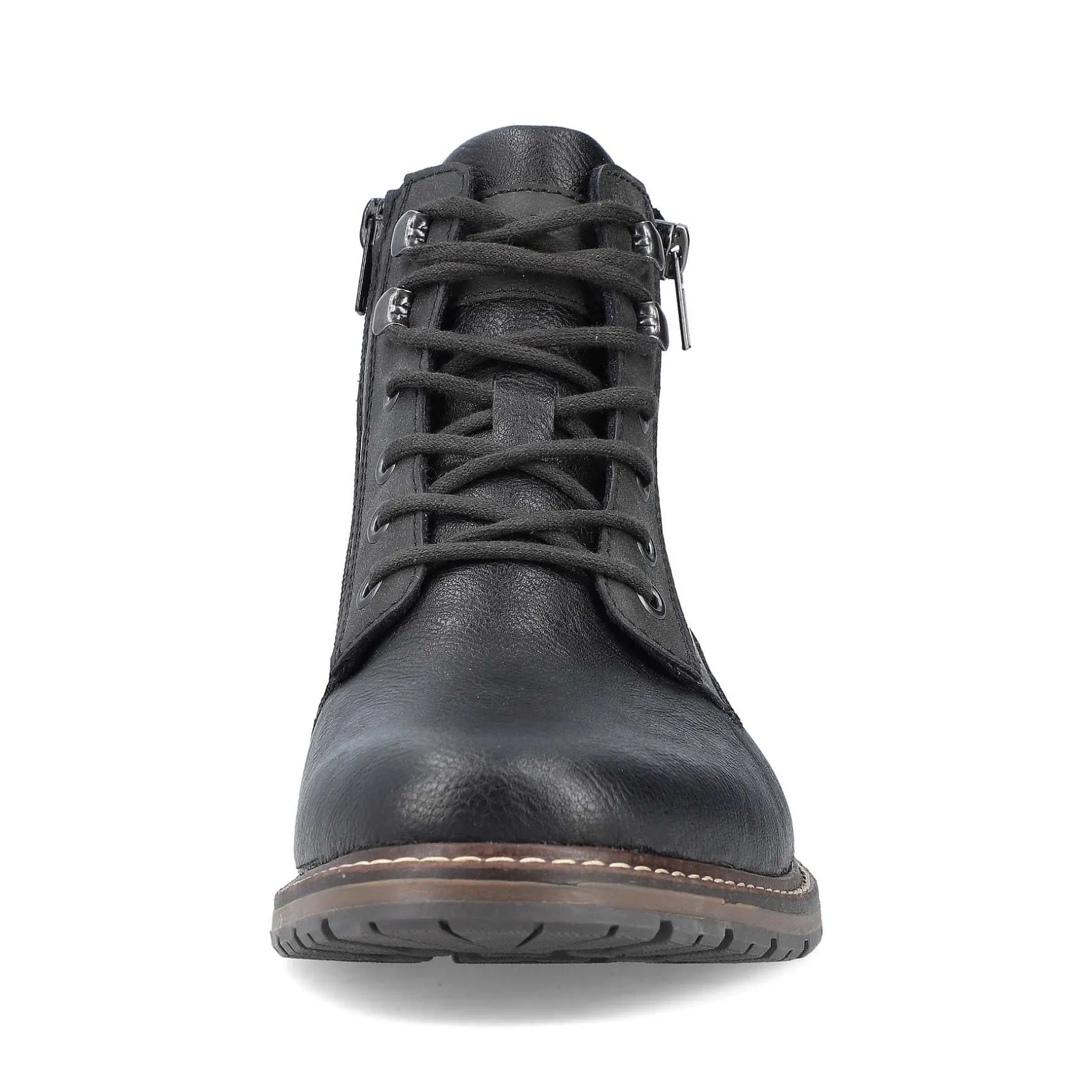 Rieker Boots-Men'S Corded Boots Graphite Black