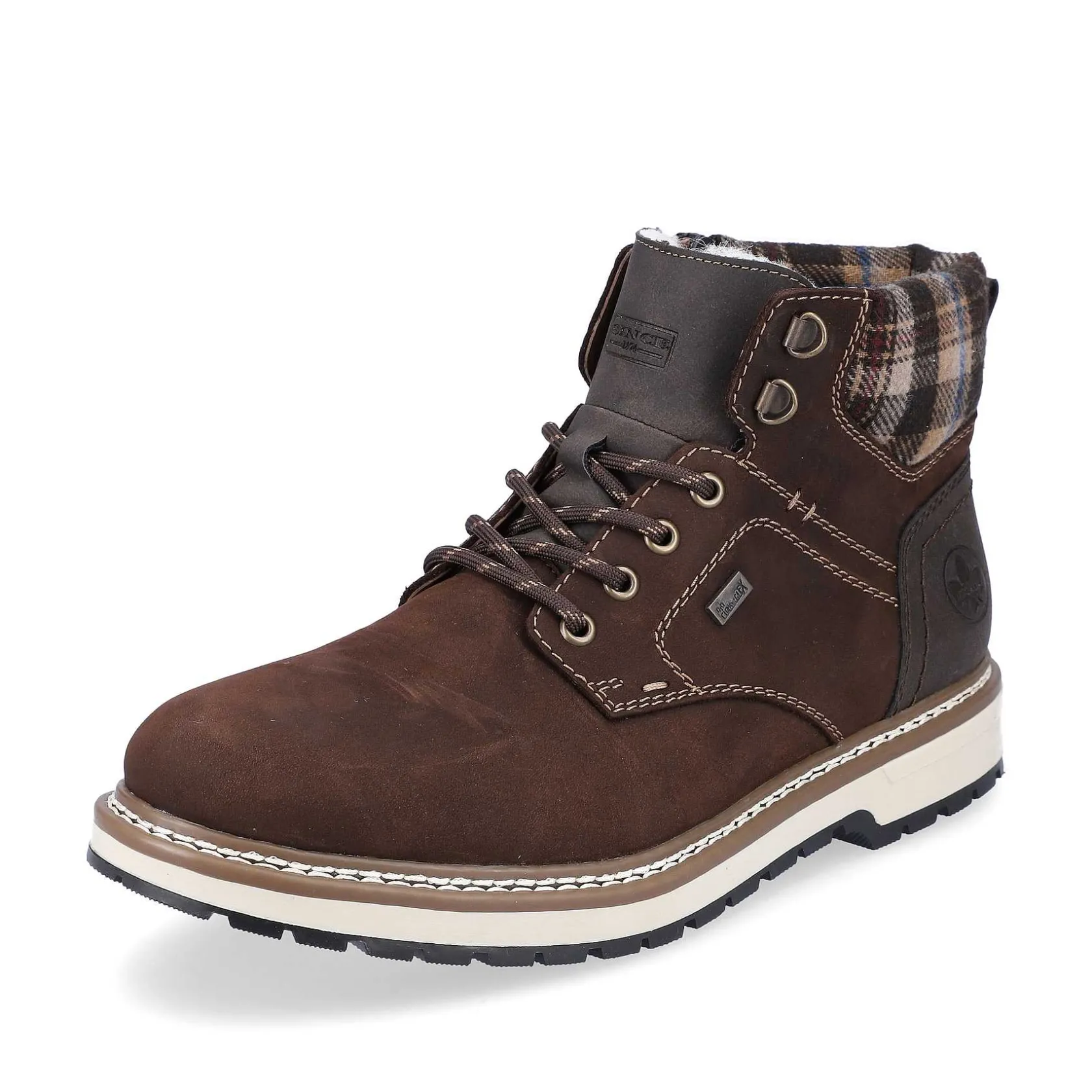 Rieker Boots-Men'S Corded Boots, Nut Brown