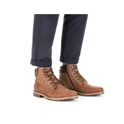 Rieker Boots-Men'S Corded Boots Light Brown