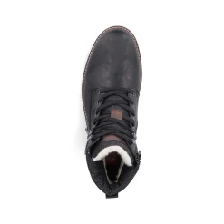 Rieker Boots-Men'S Corded Boots Night Black