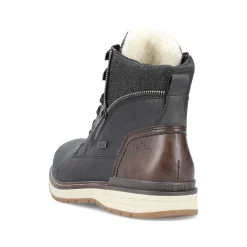 Rieker Boots-Men'S Corded Boots Night Black