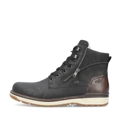 Rieker Boots-Men'S Corded Boots Night Black