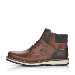 Rieker Boots-Men'S Corded Boots Chestnut Brown