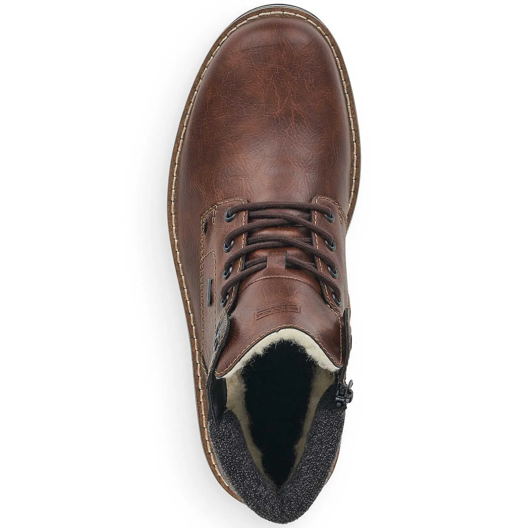 Rieker Boots-Men'S Corded Boots Chestnut Brown