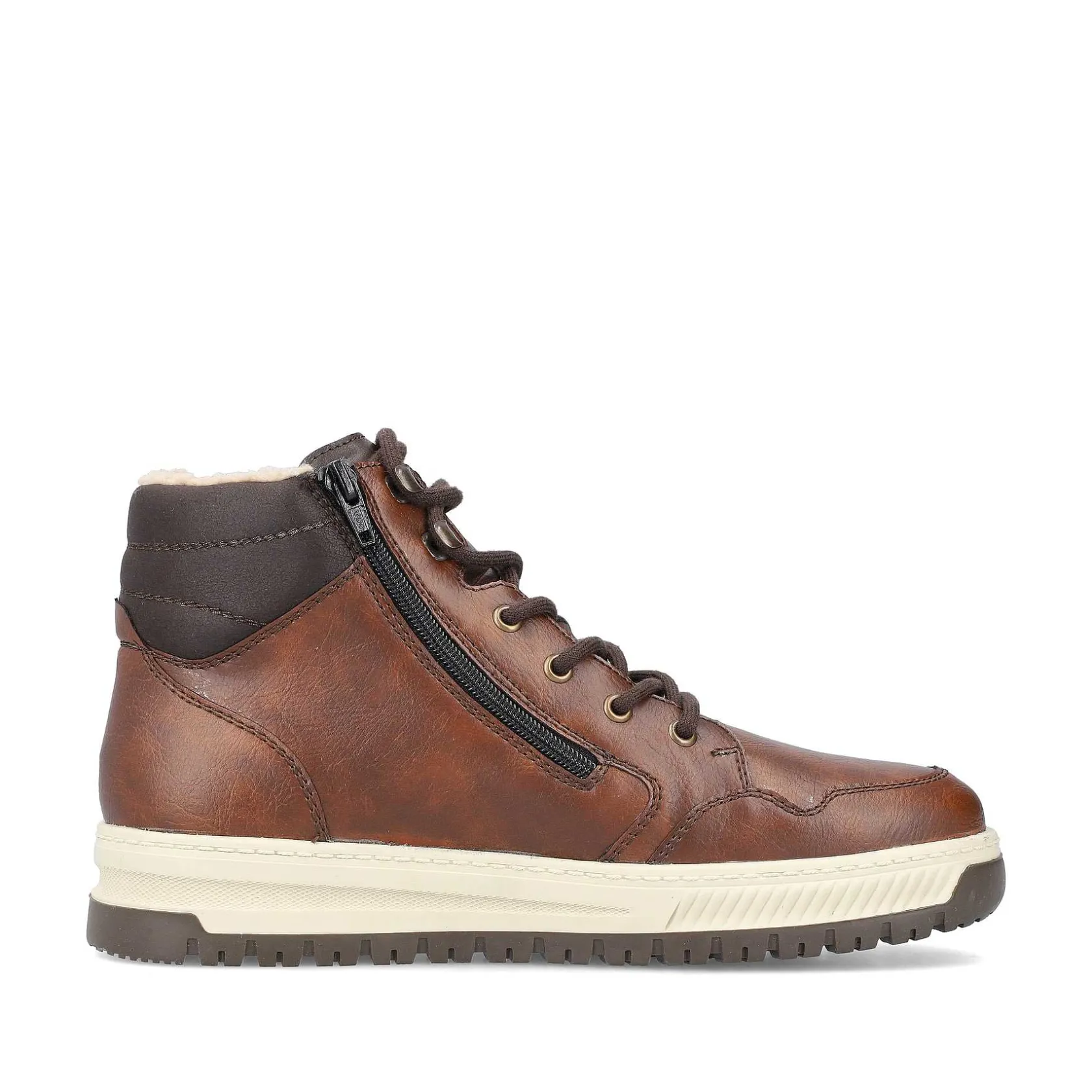 Rieker Boots-Men'S Corded Boots, Nut Brown