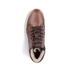 Rieker Boots-Men'S Corded Boots, Nut Brown