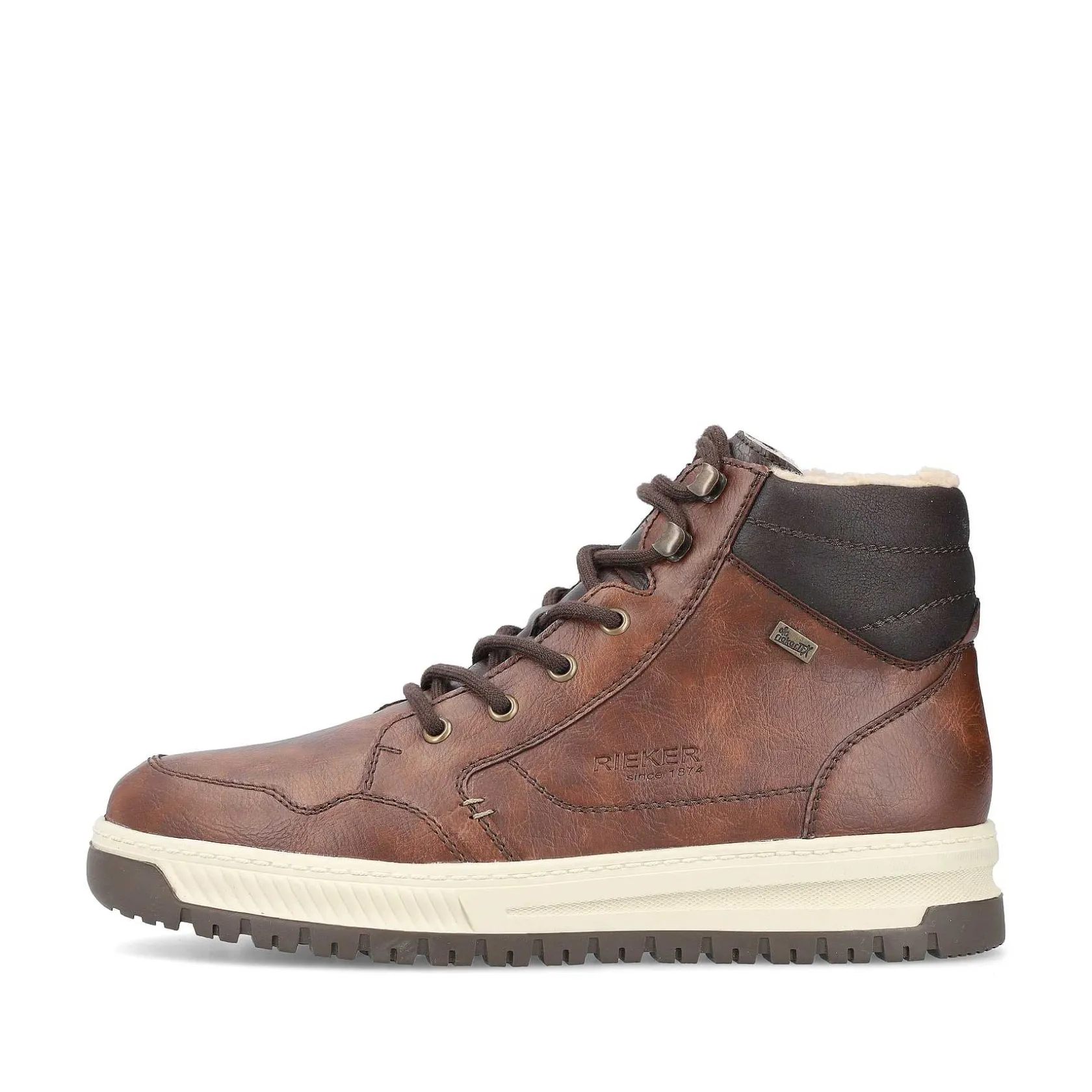 Rieker Boots-Men'S Corded Boots, Nut Brown