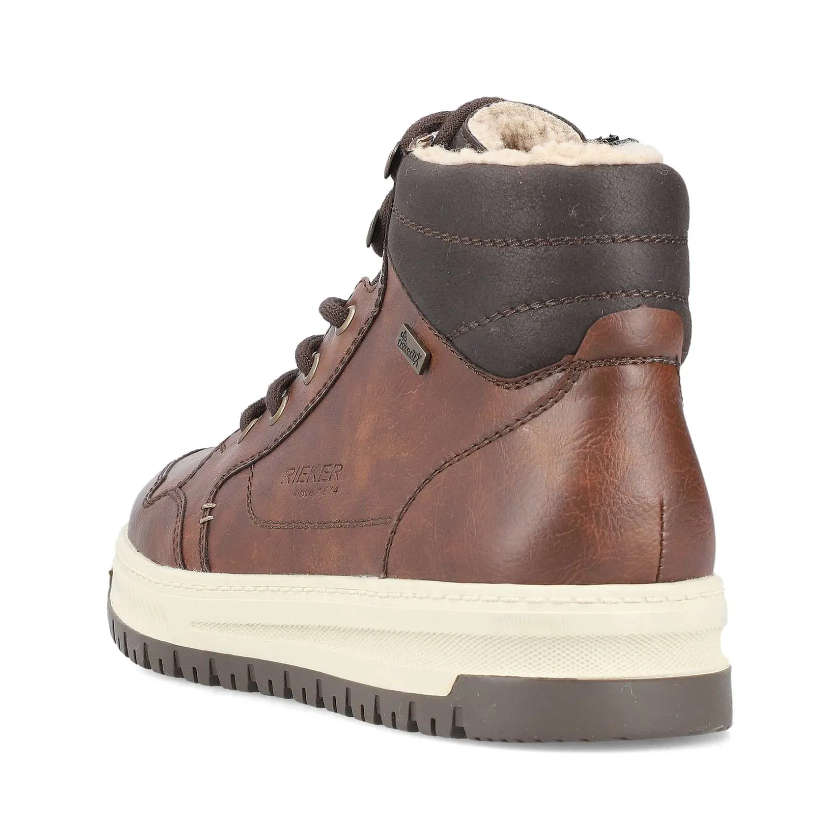 Rieker Boots-Men'S Corded Boots, Nut Brown