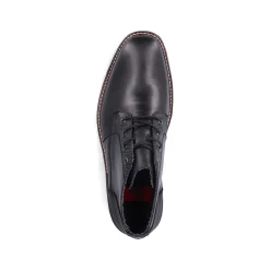 Rieker Boots-Men'S Corded Boots, Glossy Black