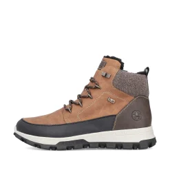 Rieker Boots-Men'S Corded Boots Caramel Brown