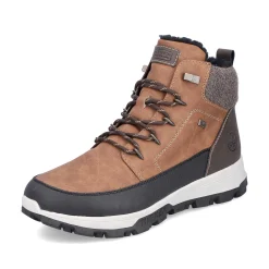 Rieker Boots-Men'S Corded Boots Caramel Brown