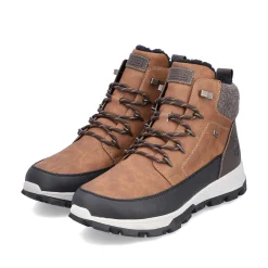 Rieker Boots-Men'S Corded Boots Caramel Brown