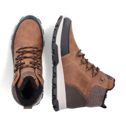 Rieker Boots-Men'S Corded Boots Caramel Brown