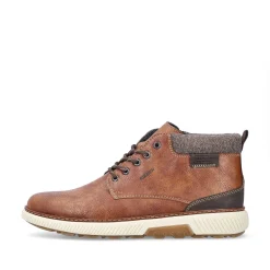 Rieker Boots-Men'S Corded Boots Chestnut Brown