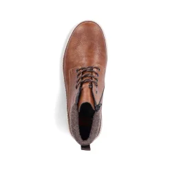 Rieker Boots-Men'S Corded Boots Chestnut Brown