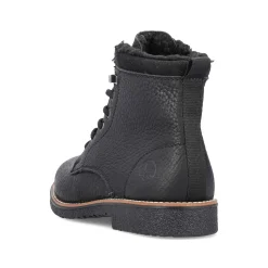 Rieker Boots-Men'S Corded Boots Graphite Black
