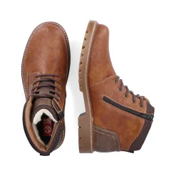 Rieker Boots-Men'S Corded Boots Nougat Brown