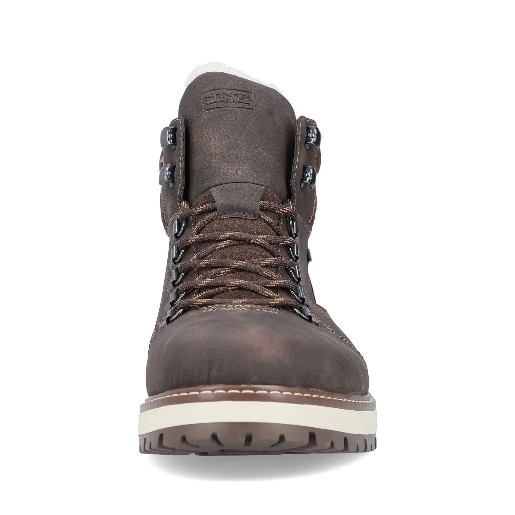 Rieker Boots-Men'S Corded Boots Coffee Brown