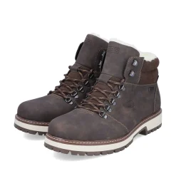 Rieker Boots-Men'S Corded Boots Coffee Brown