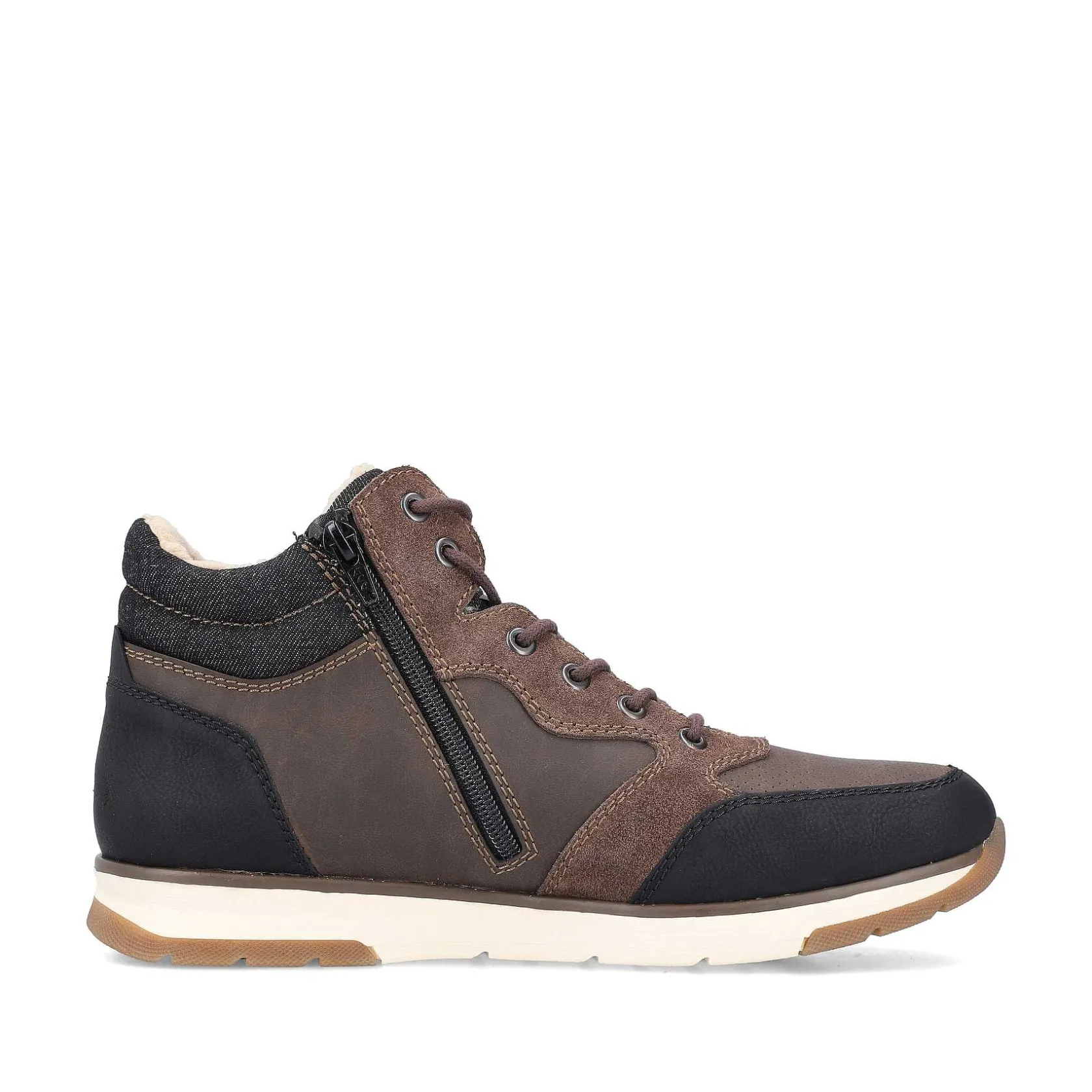 Rieker Boots-Men'S Corded Boots, Nut Brown