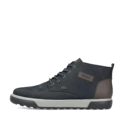 Rieker Boots-Men'S Corded Boots Dark Blue-Gray