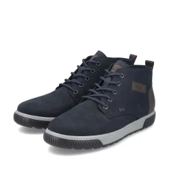 Rieker Boots-Men'S Corded Boots Dark Blue-Gray