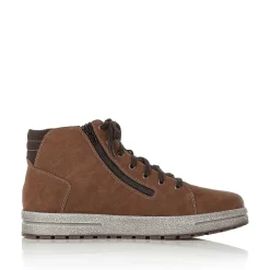 Rieker Boots-Men'S Corded Boots Chestnut Brown