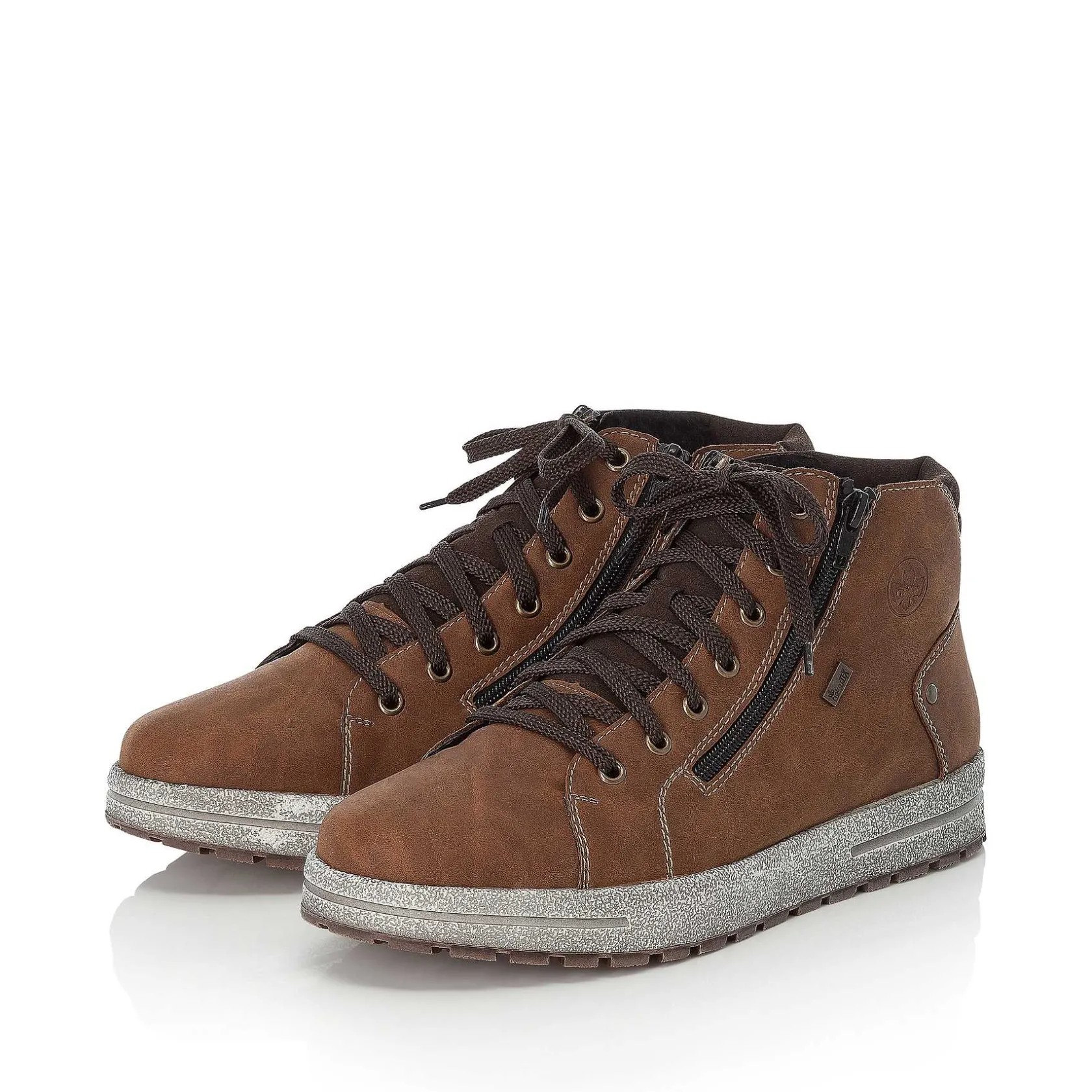 Rieker Boots-Men'S Corded Boots Chestnut Brown