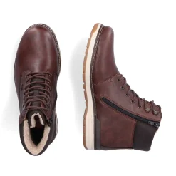 Rieker Boots-Men'S Corded Boots, Nut Brown