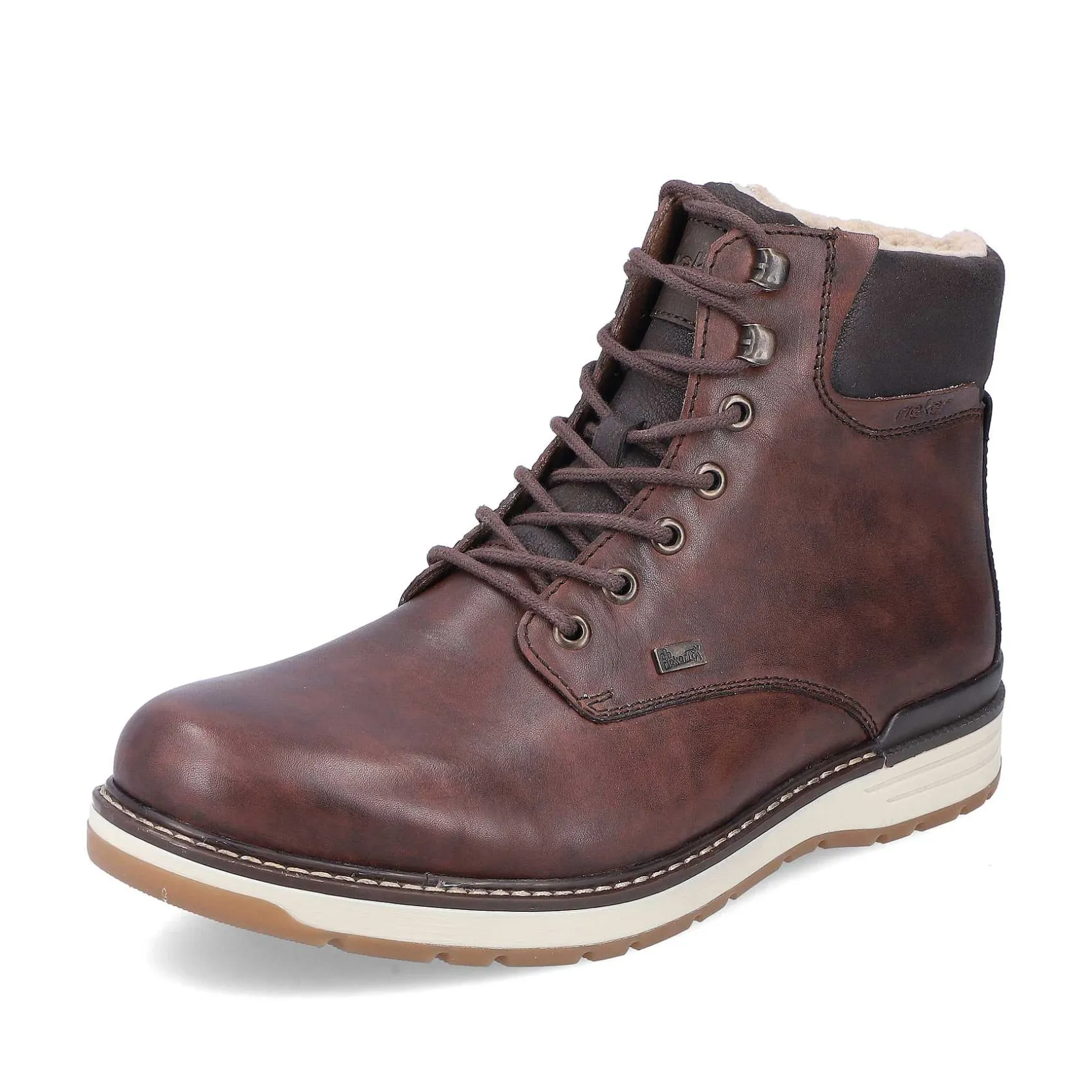 Rieker Boots-Men'S Corded Boots, Nut Brown