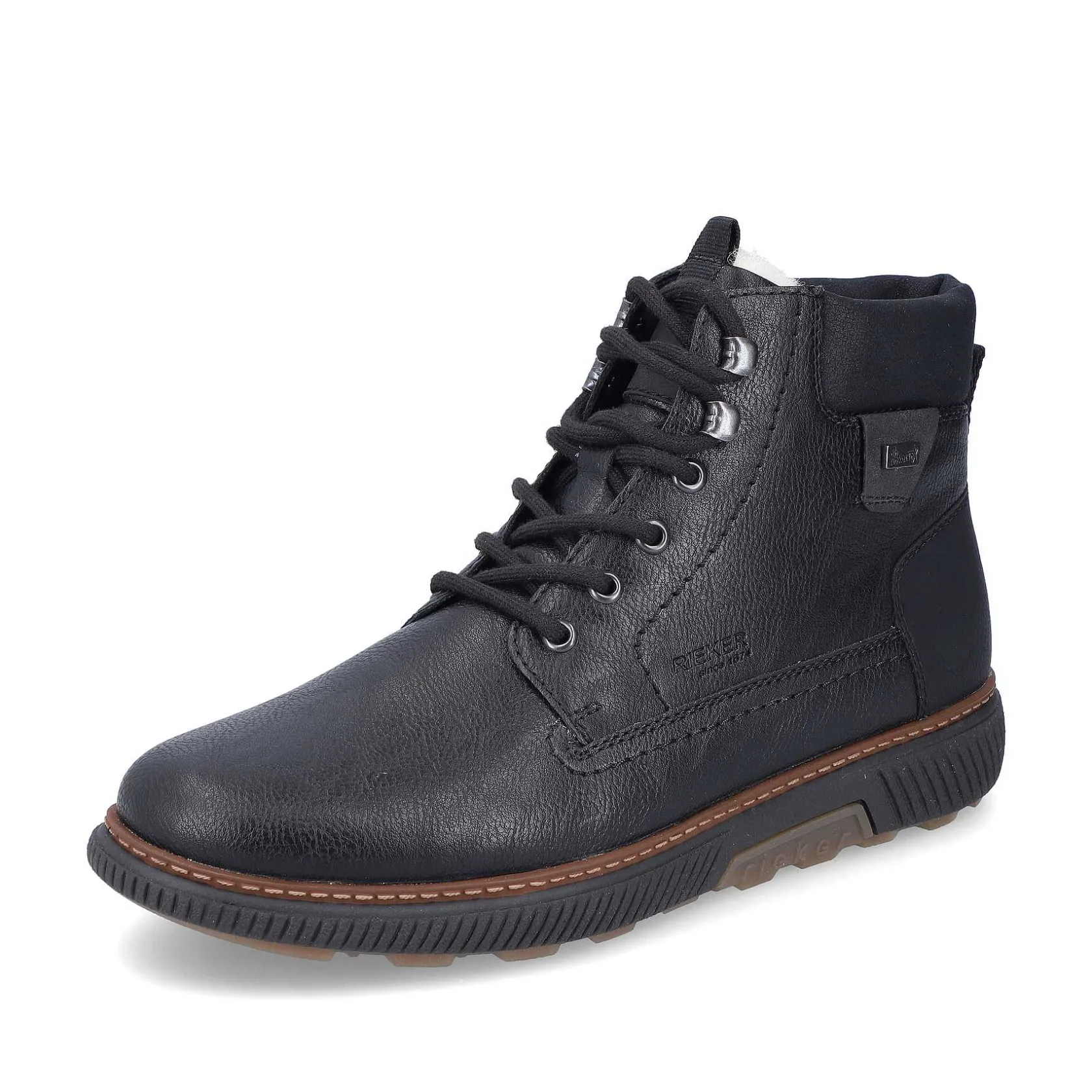 Rieker Boots-Men'S Corded Boots Night Black