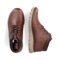 Rieker Boots-Men'S Corded Boots, Nut Brown