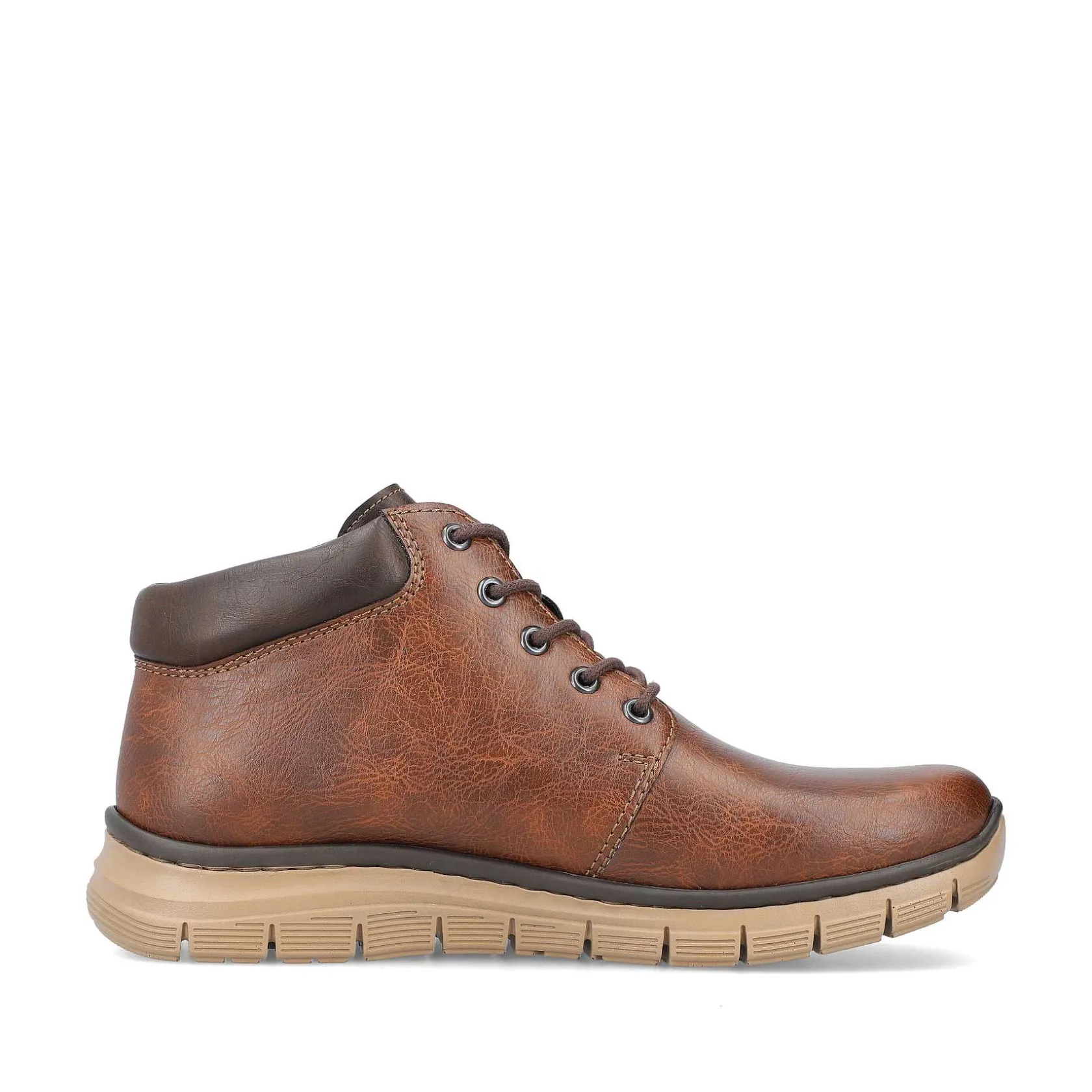 Rieker Boots-Men'S Corded Boots, Nut Brown