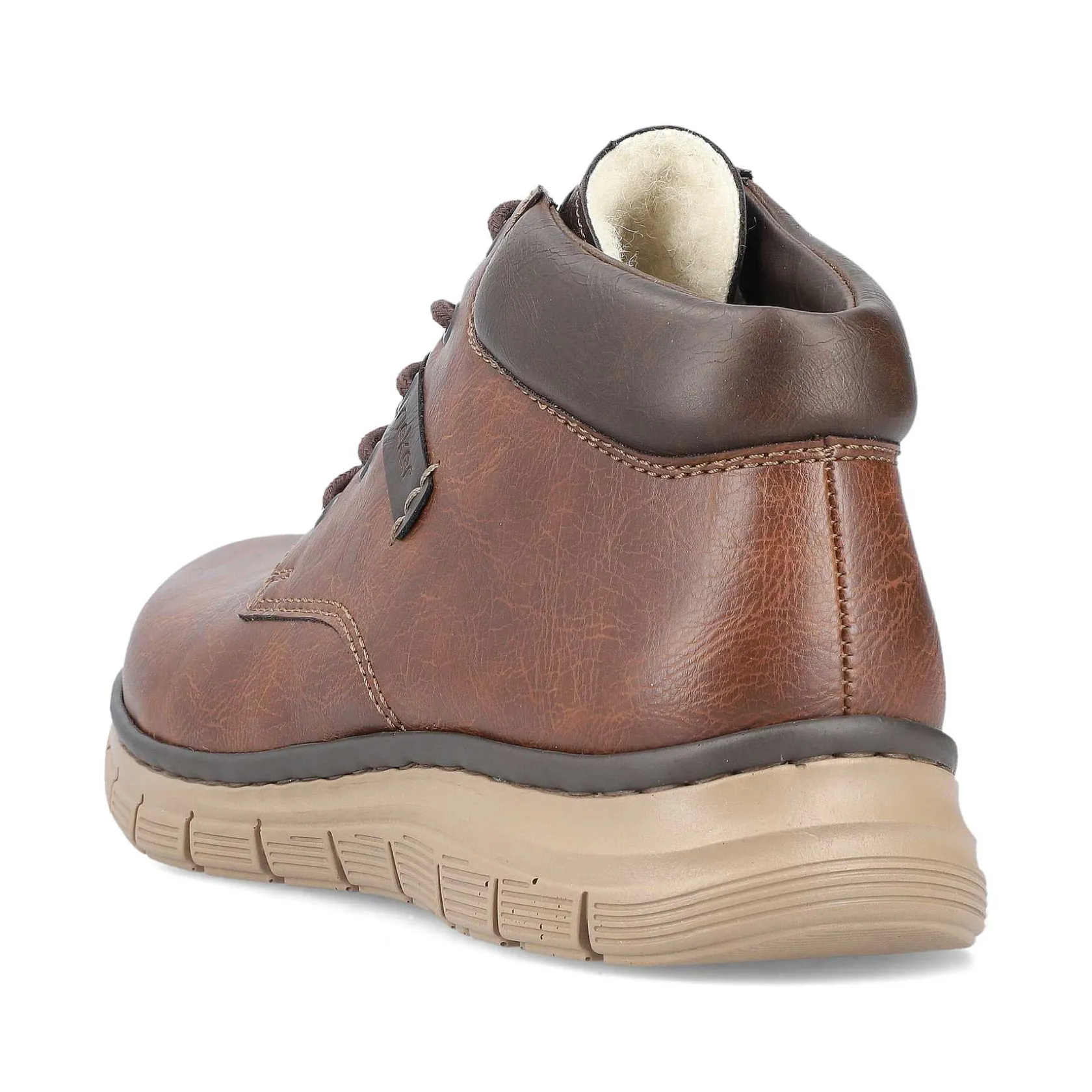 Rieker Boots-Men'S Corded Boots, Nut Brown