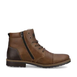 Rieker Boots-Men'S Corded Boots Chocolate Brown