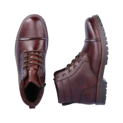 Rieker Boots-Men'S Corded Boots, Nut Brown