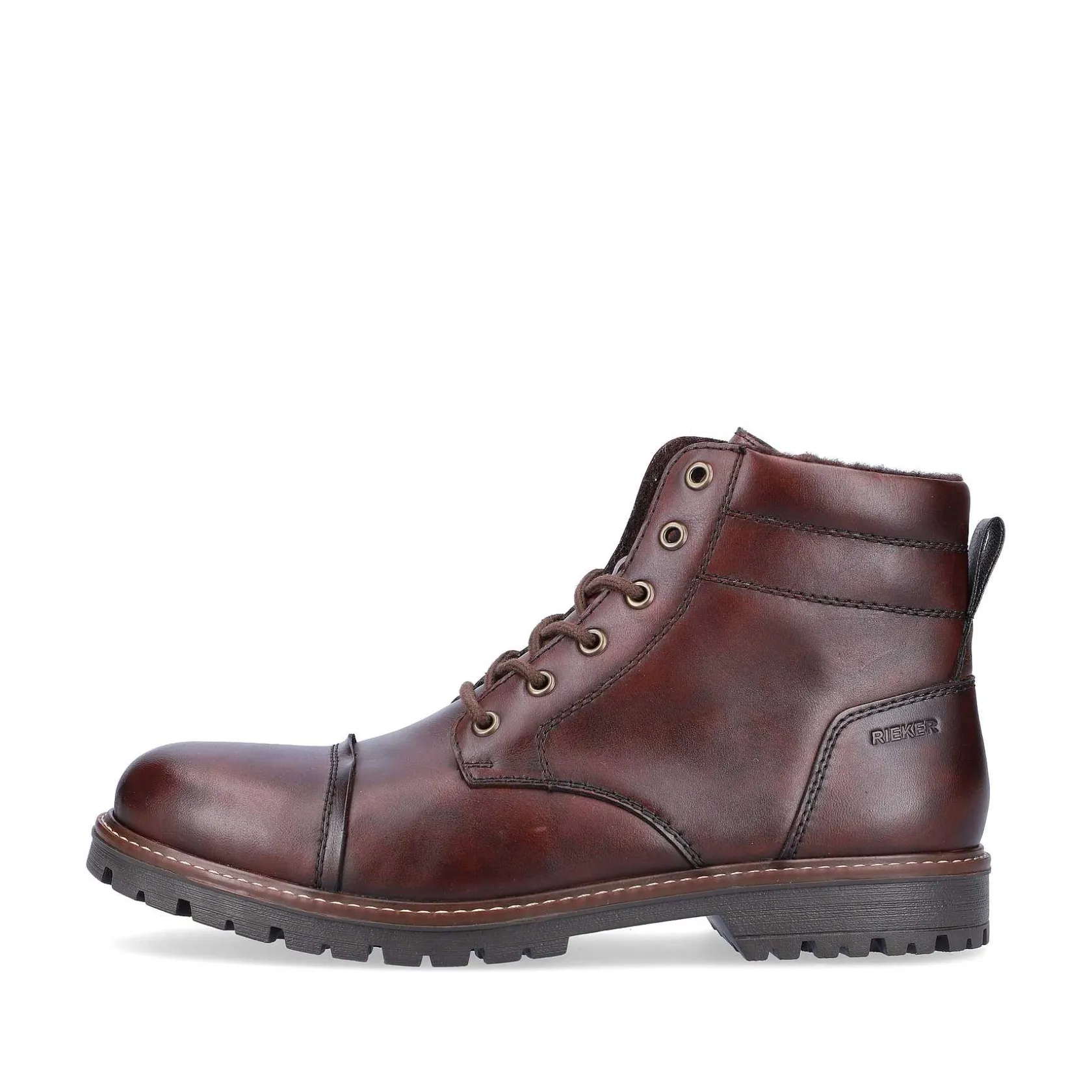 Rieker Boots-Men'S Corded Boots, Nut Brown