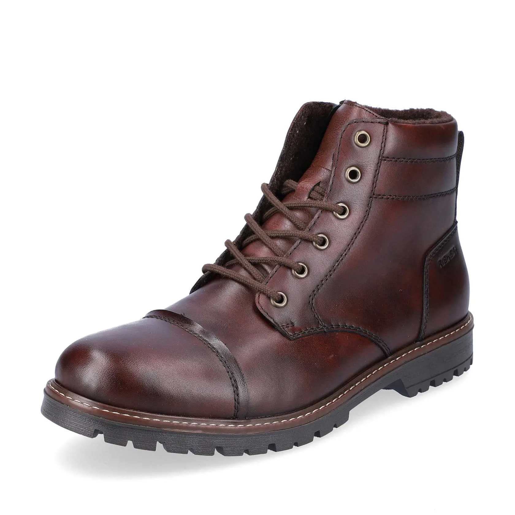 Rieker Boots-Men'S Corded Boots, Nut Brown