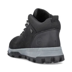 Rieker Boots-Men'S Corded Boots Asphalt Black