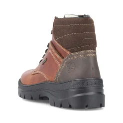 Rieker Boots-Men'S Corded Boots Chestnut Brown