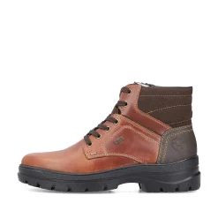 Rieker Boots-Men'S Corded Boots Chestnut Brown