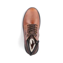 Rieker Boots-Men'S Corded Boots Chestnut Brown