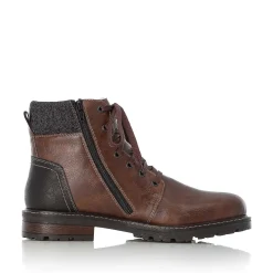 Rieker Boots-Men'S Corded Boots Chestnut Brown