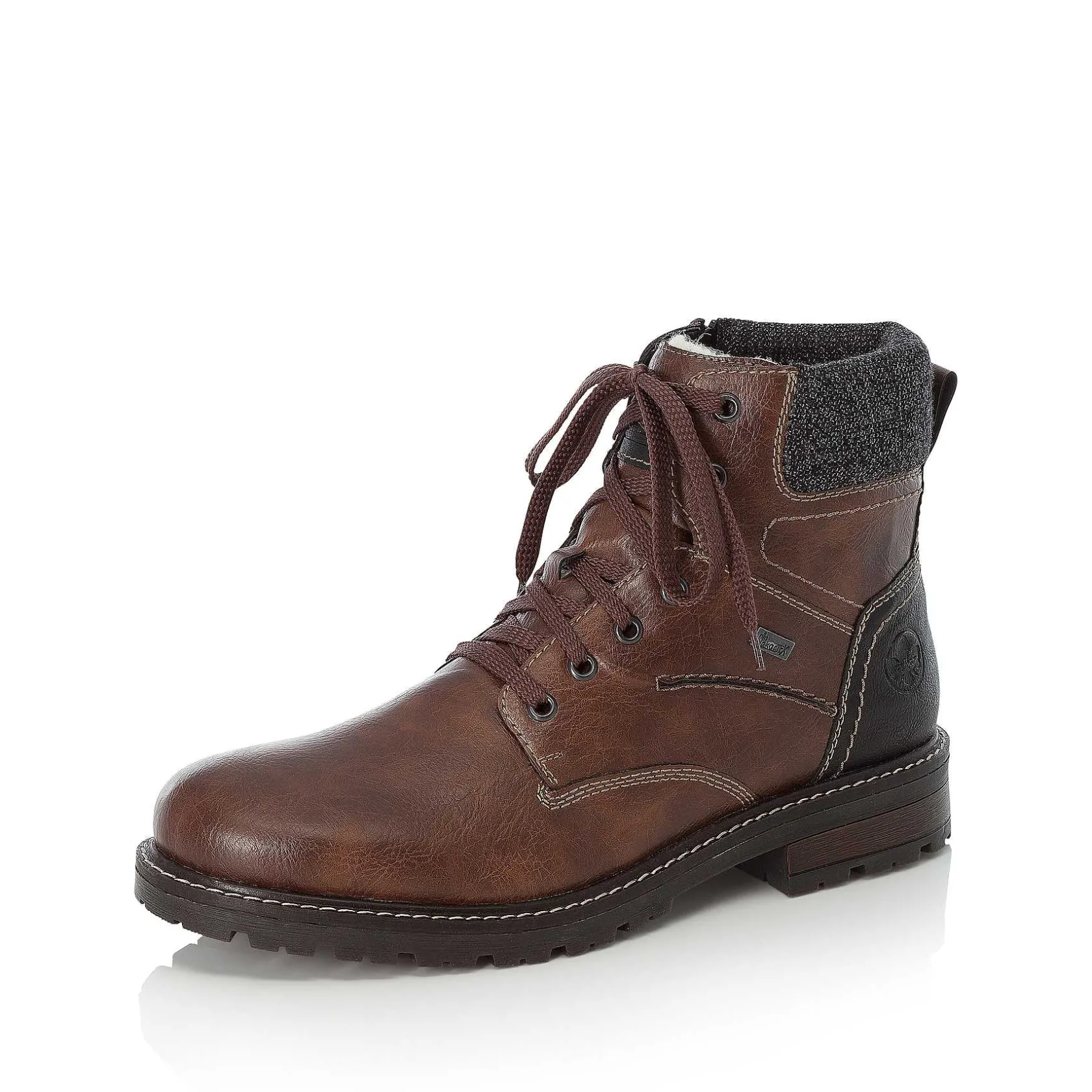 Rieker Boots-Men'S Corded Boots Chestnut Brown