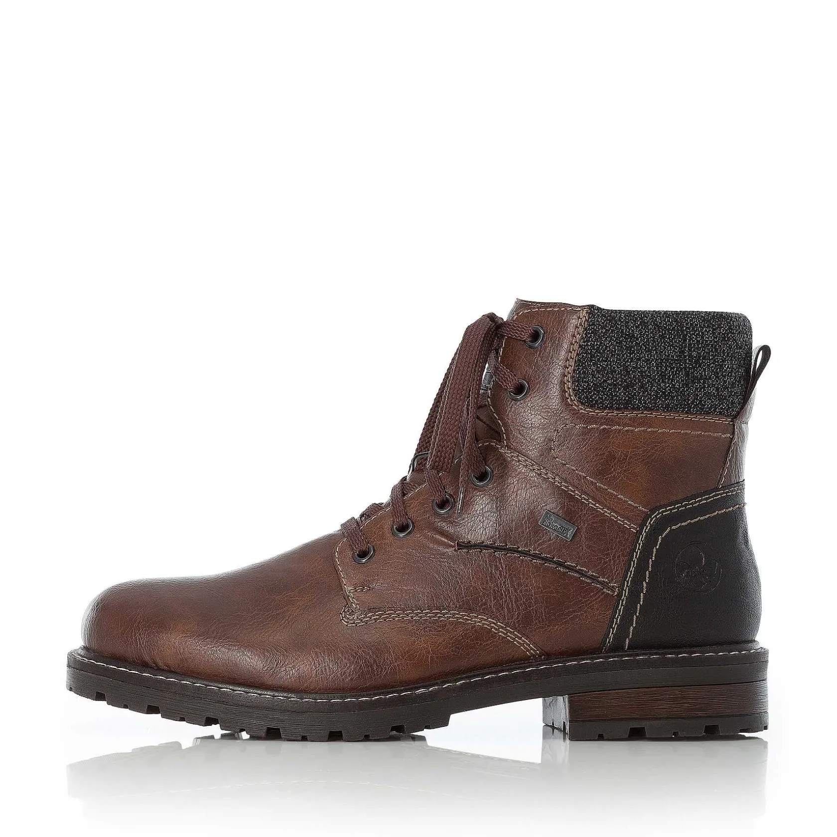 Rieker Boots-Men'S Corded Boots Chestnut Brown