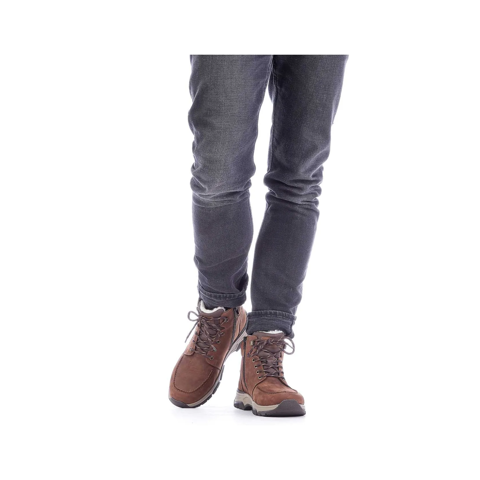 Rieker Boots-Men'S Corded Boots Cinnamon Brown