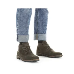 Rieker Boots-Men'S Corded Boots, Nut Brown