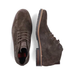 Rieker Boots-Men'S Corded Boots, Nut Brown