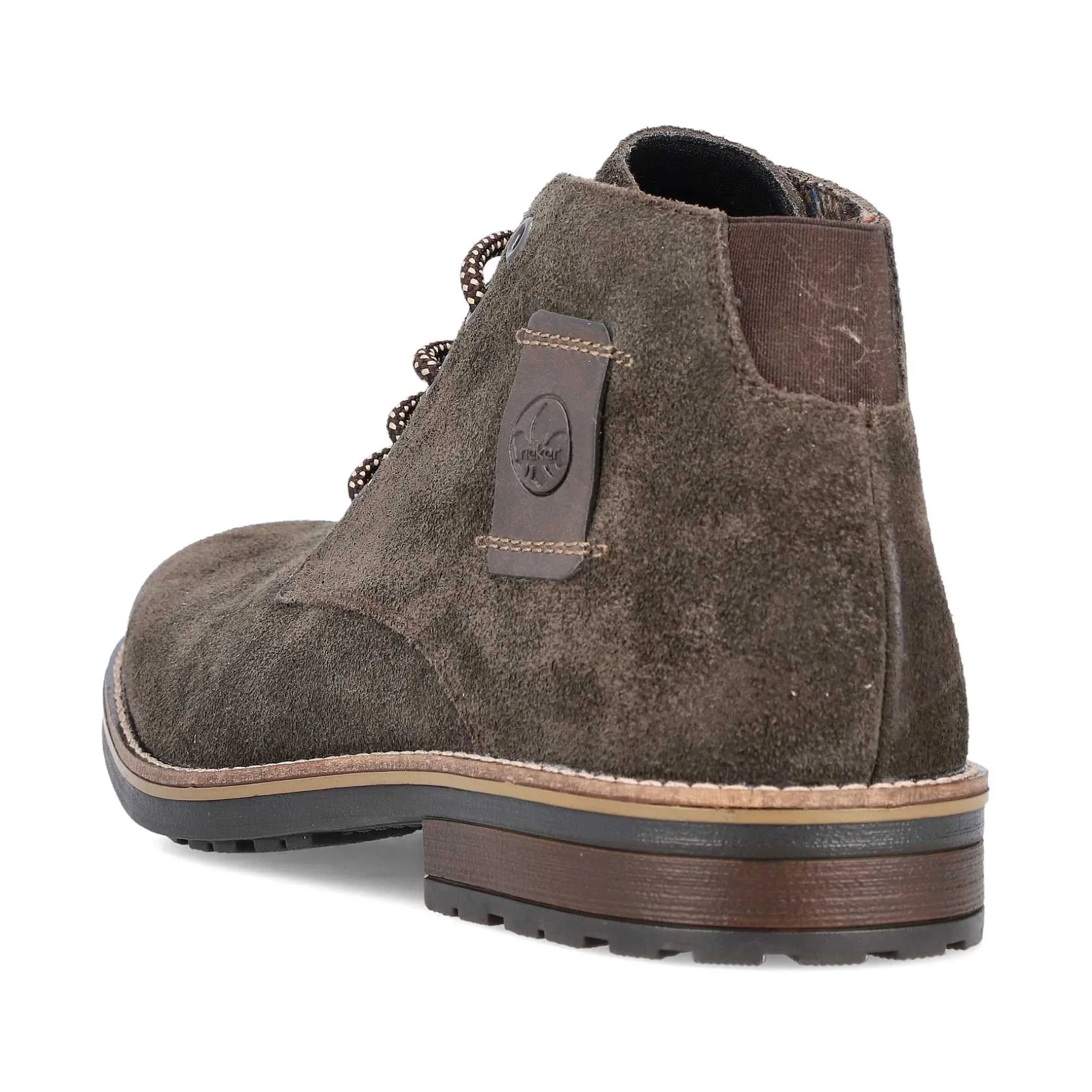 Rieker Boots-Men'S Corded Boots, Nut Brown